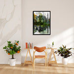 Urban Park Reflection – Modern Cityscape Wall Art