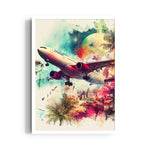 Vibrant Skybound Escape - Travel Wall Art