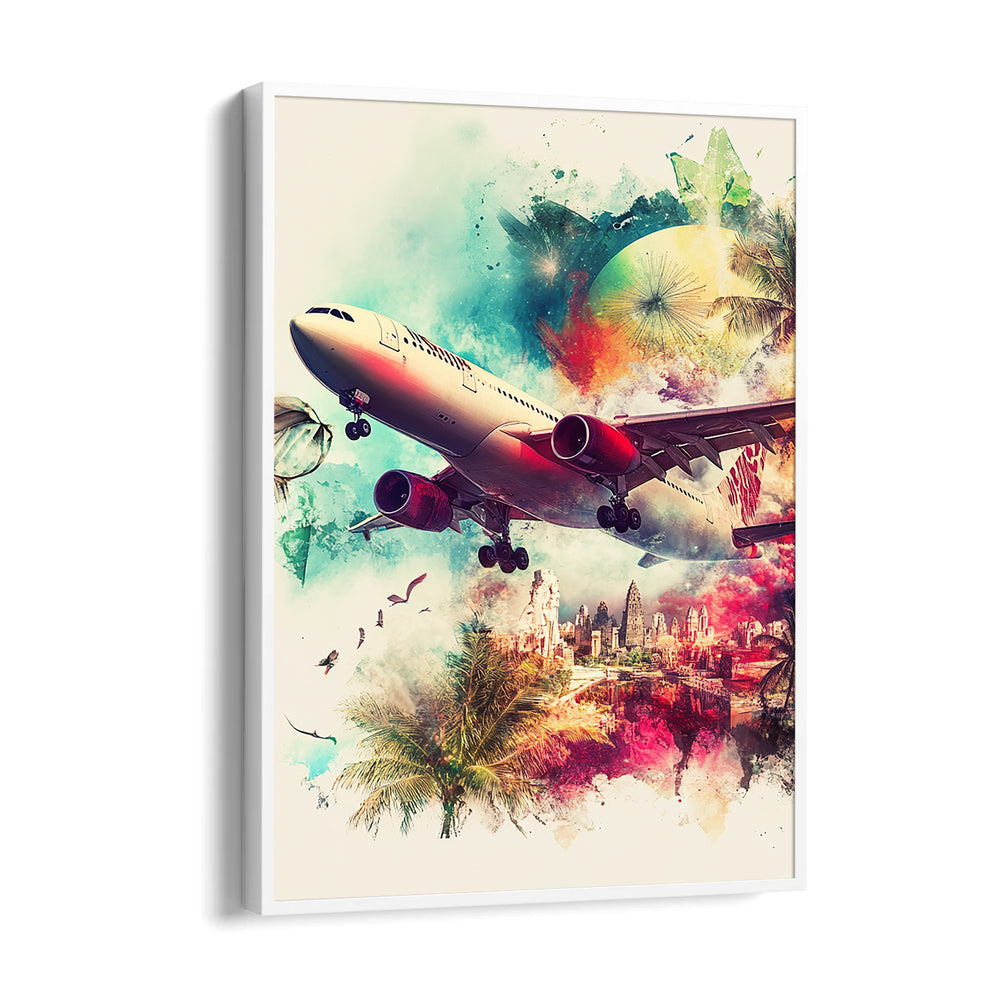 Vibrant Skybound Escape - Travel Wall Art