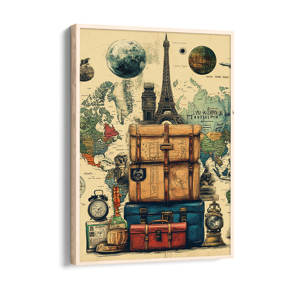 Vintage Explorer Voyage - Travel Wall Art