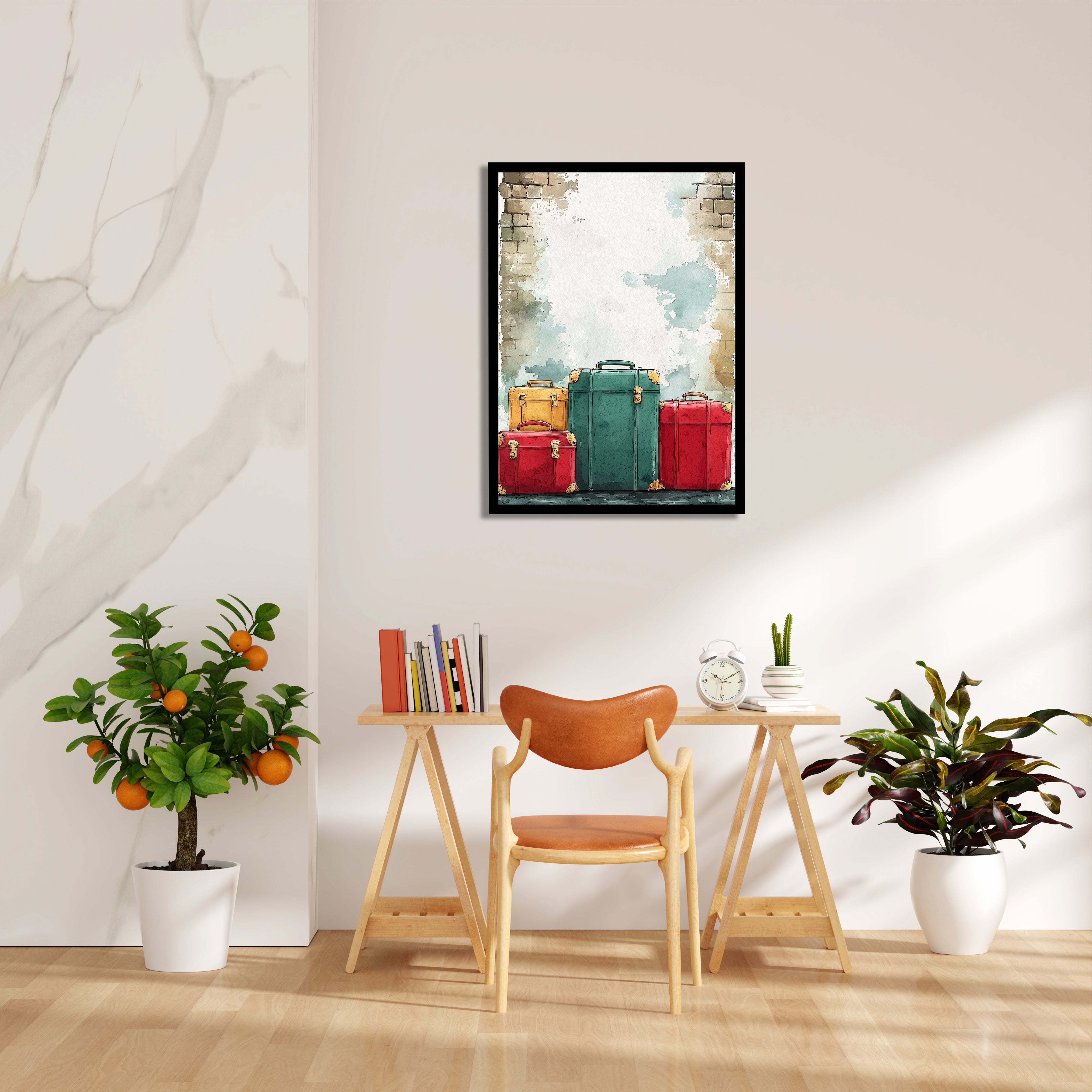 Vintage Journey Luggage - Travel Wall Art