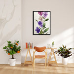 Violet Petunia Garden - Botanical Wall Art - Pillow Fights