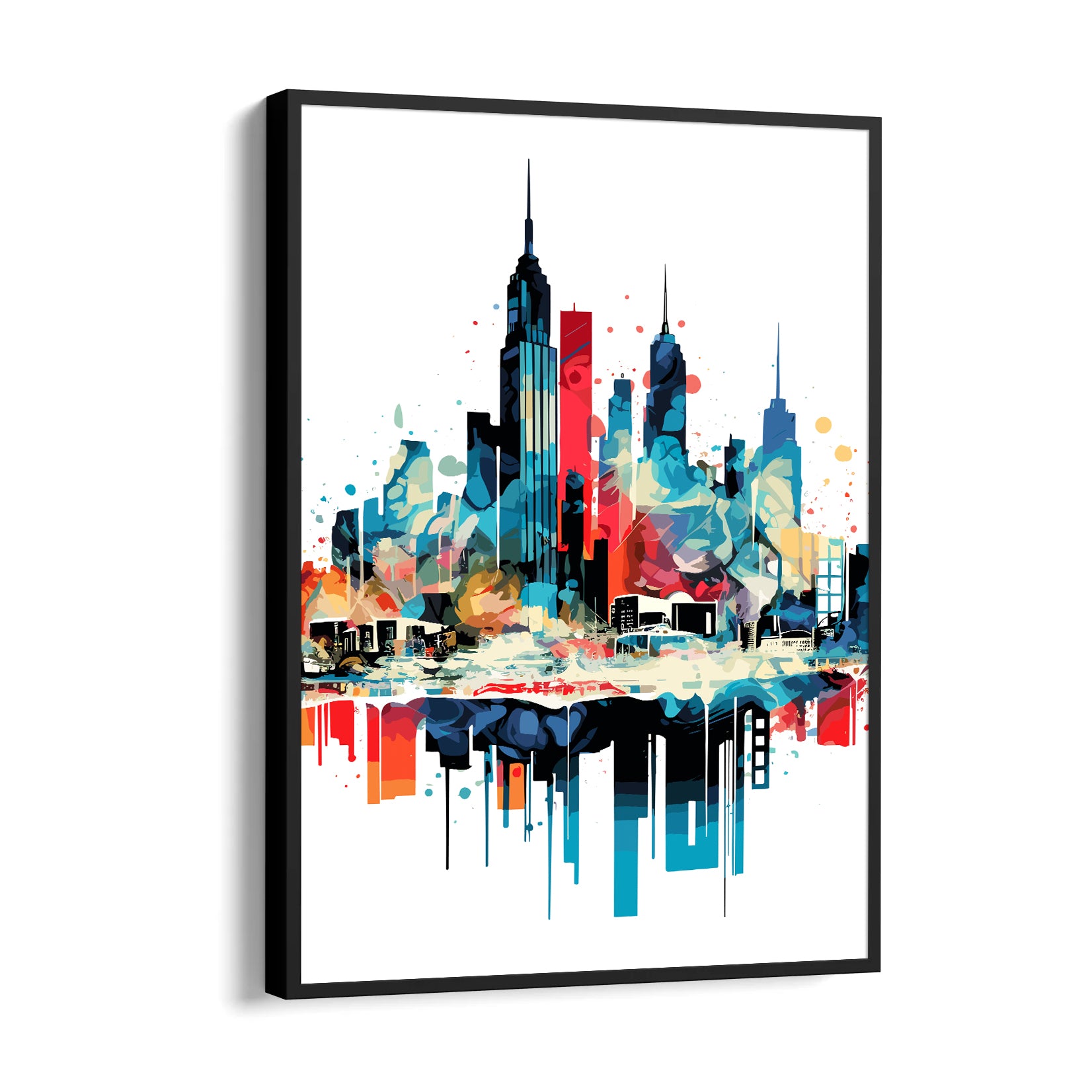 Vivid Metropolis Dream - City Wall Art