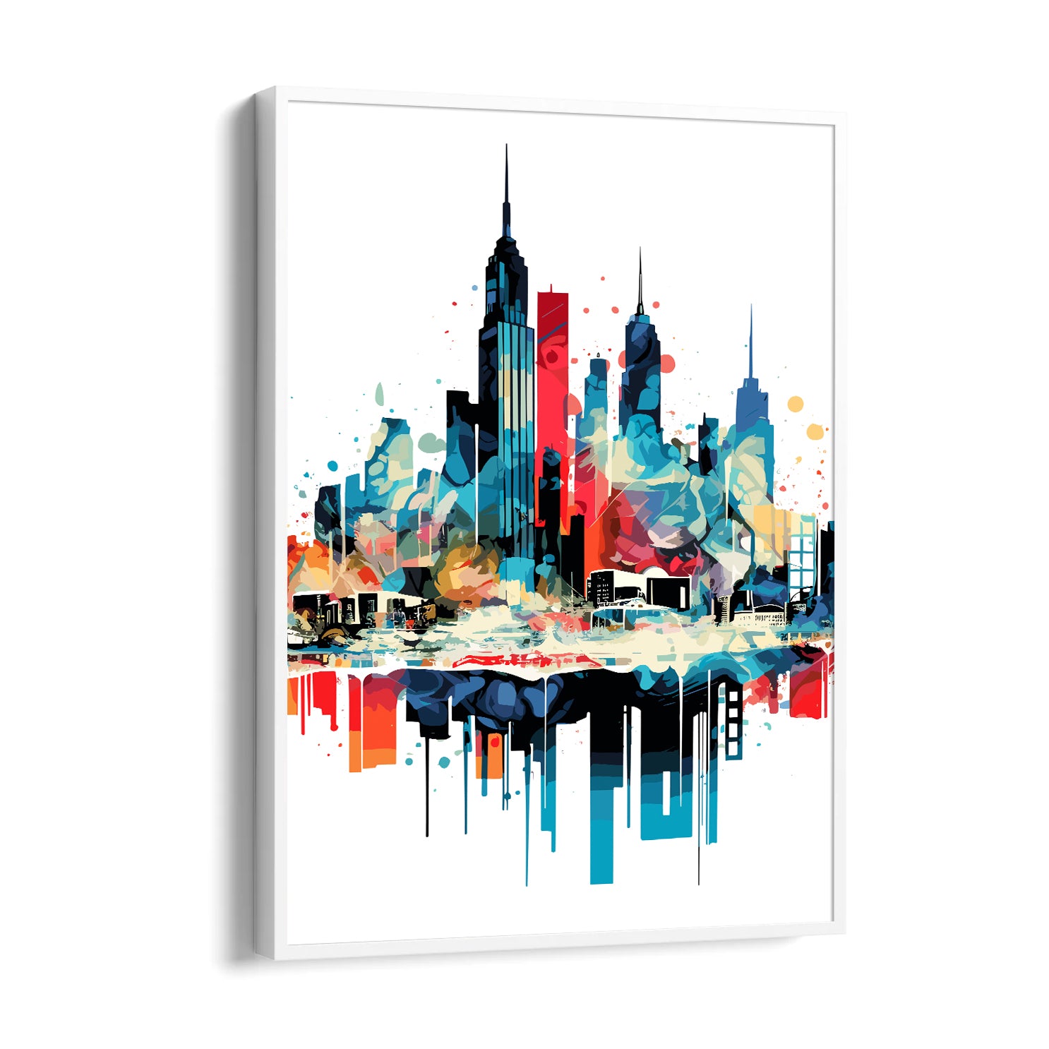 Vivid Metropolis Dream - City Wall Art