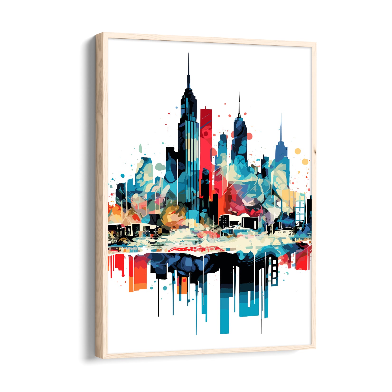 Vivid Metropolis Dream - City Wall Art