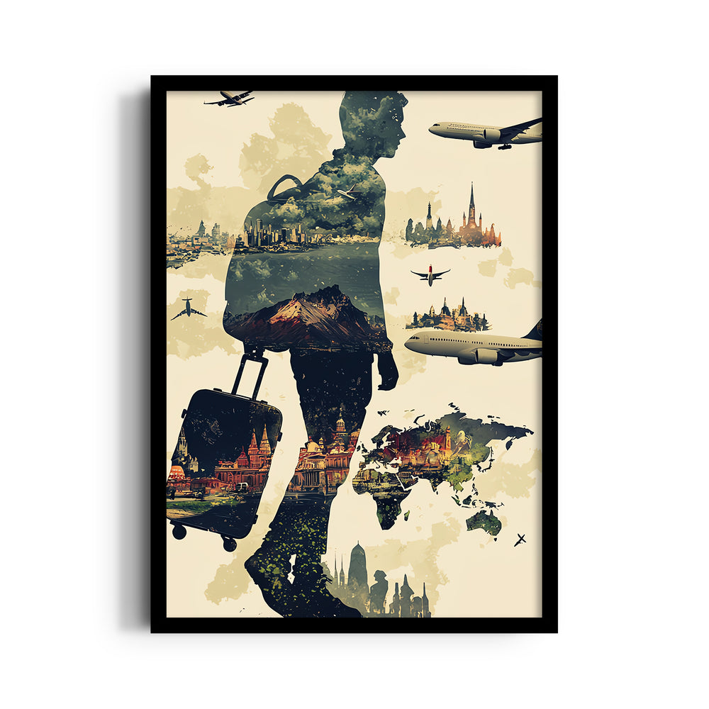 Wanderer Across Worlds - Travel Wall Art