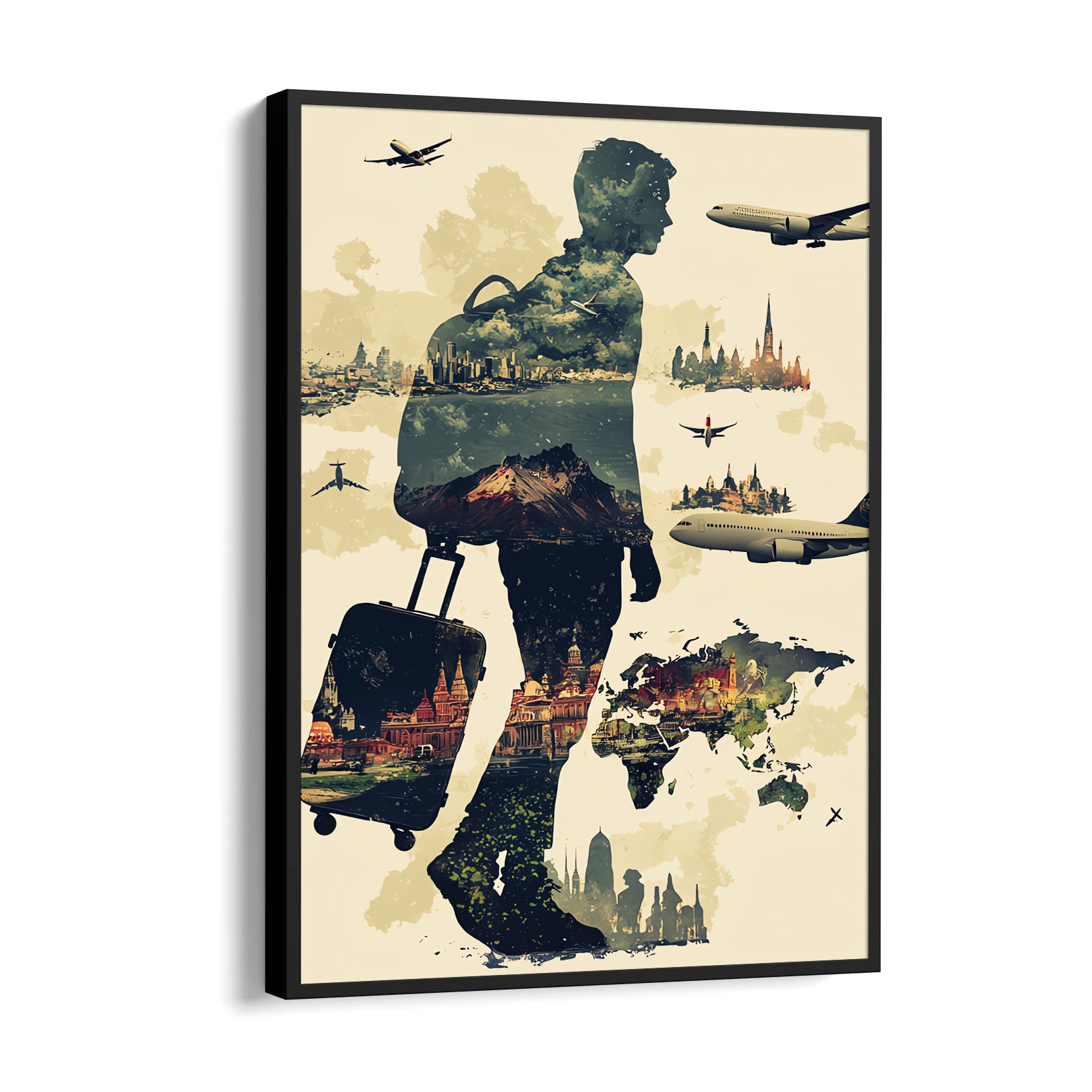 Wanderer Across Worlds - Travel Wall Art