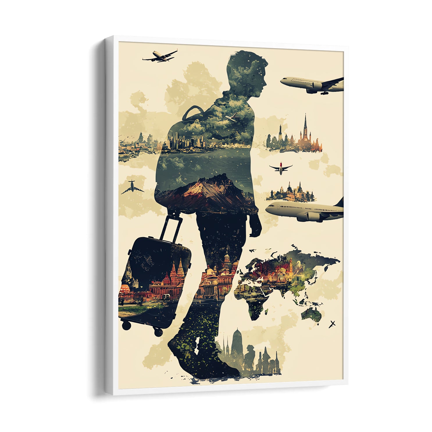 Wanderer Across Worlds - Travel Wall Art