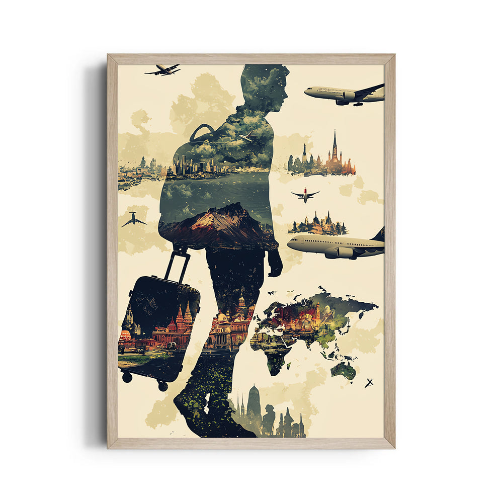 Wanderer Across Worlds - Travel Wall Art