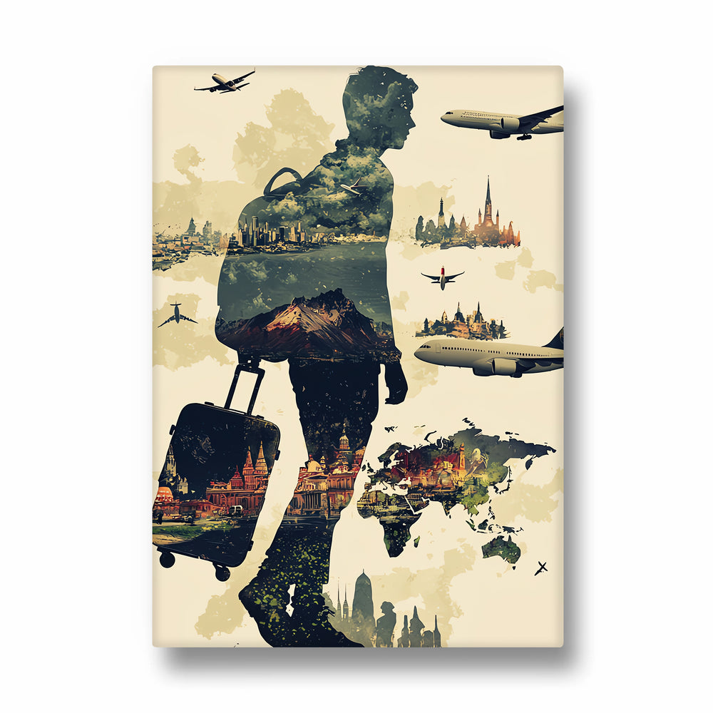 Wanderer Across Worlds - Travel Wall Art