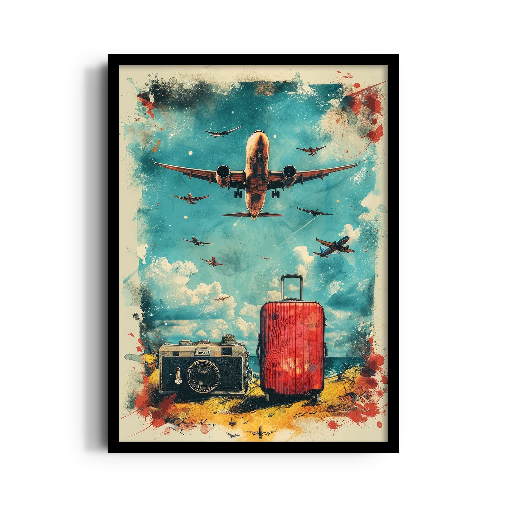 Wanderer Skybound Escape - Travel Wall Art