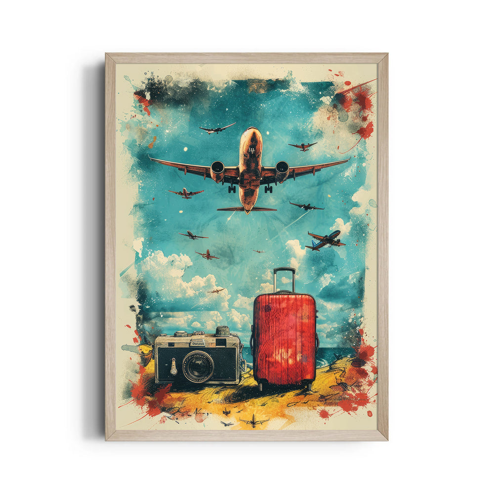 Wanderer Skybound Escape - Travel Wall Art