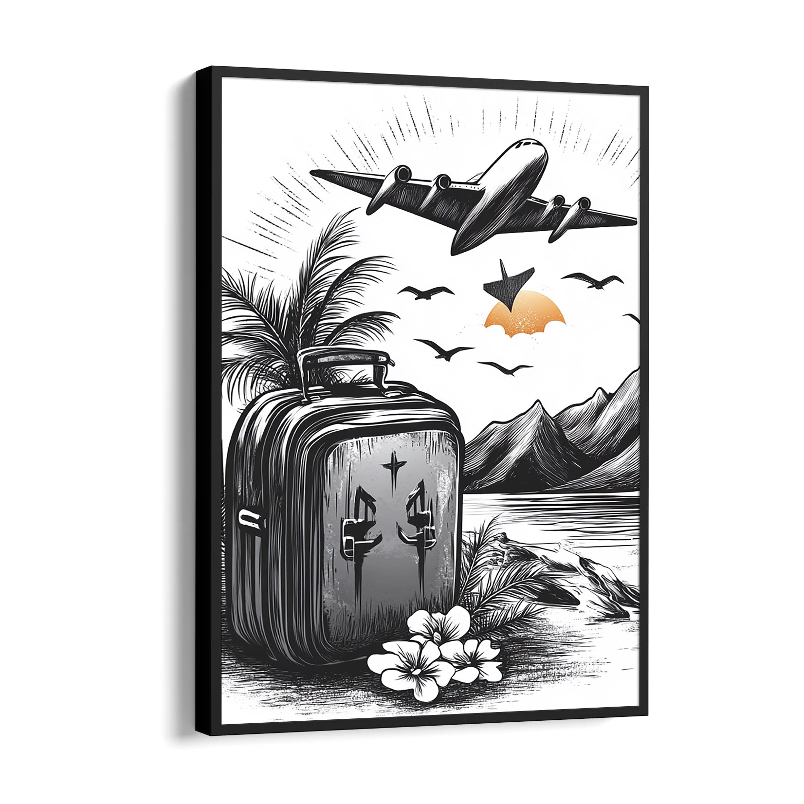 Wanderlust Departure - Travel Wall Art