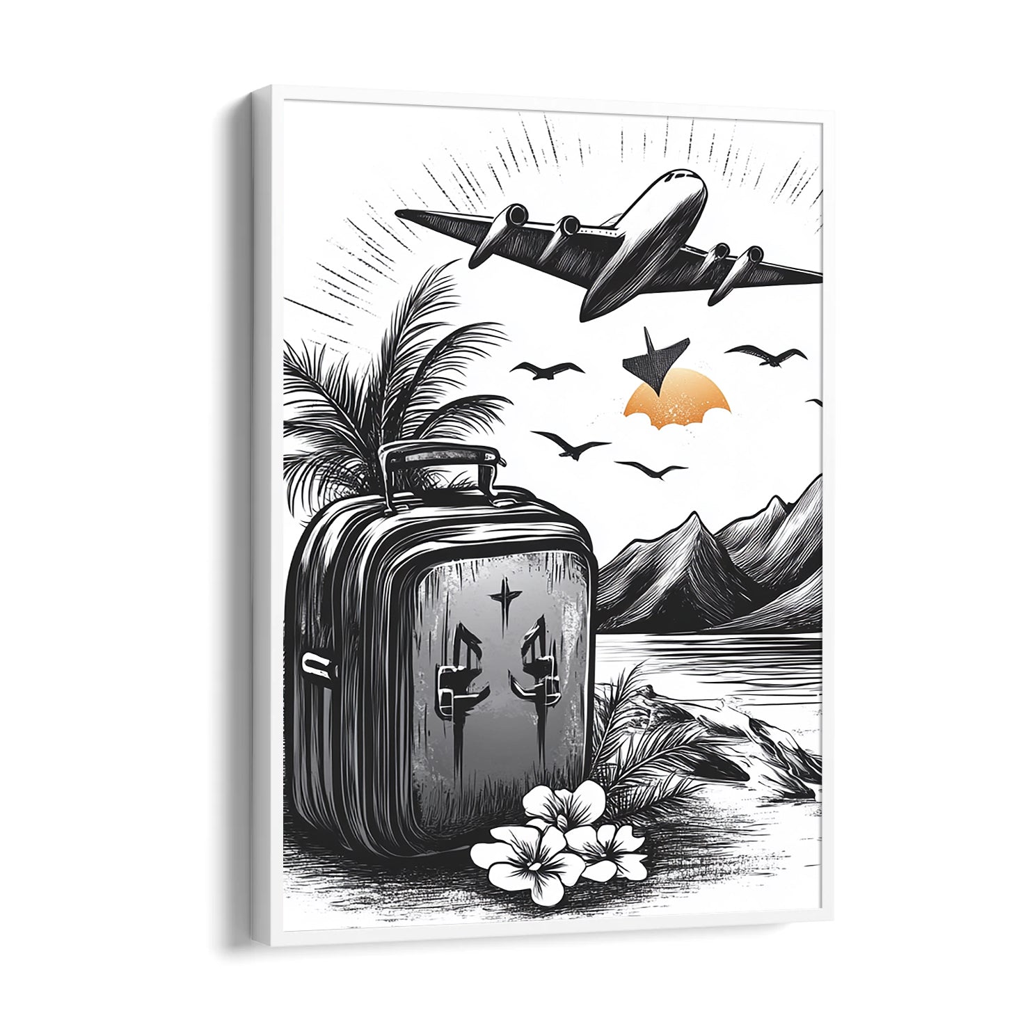 Wanderlust Departure - Travel Wall Art