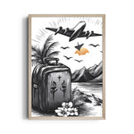 Wanderlust Departure - Travel Wall Art