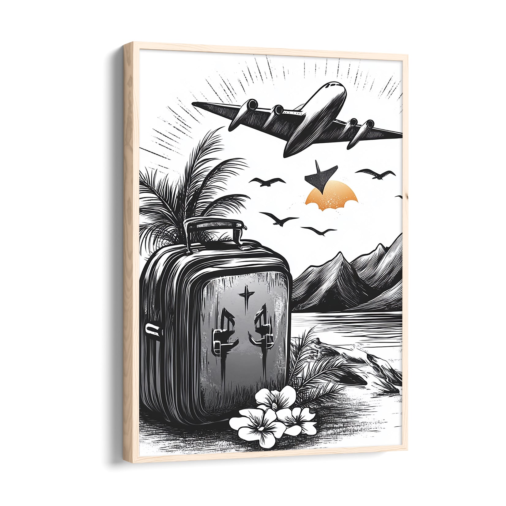 Wanderlust Departure - Travel Wall Art