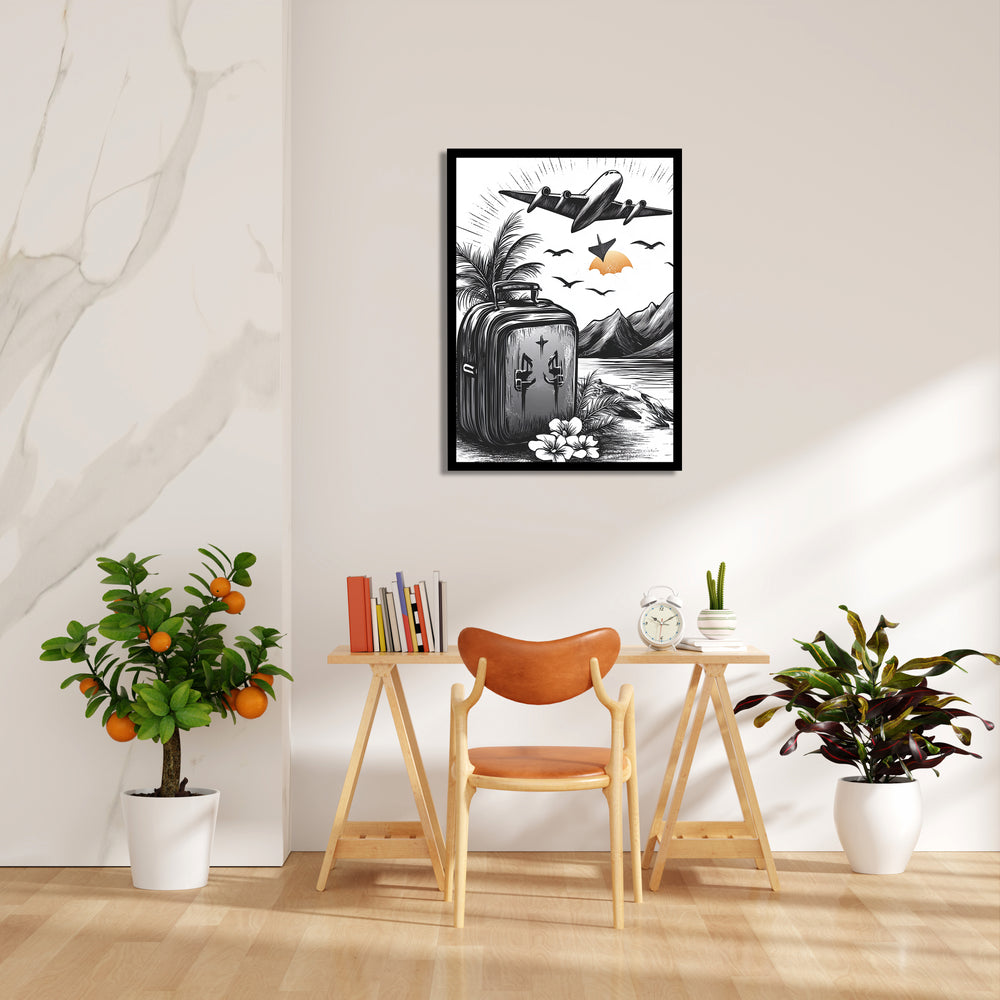 Wanderlust Departure - Travel Wall Art