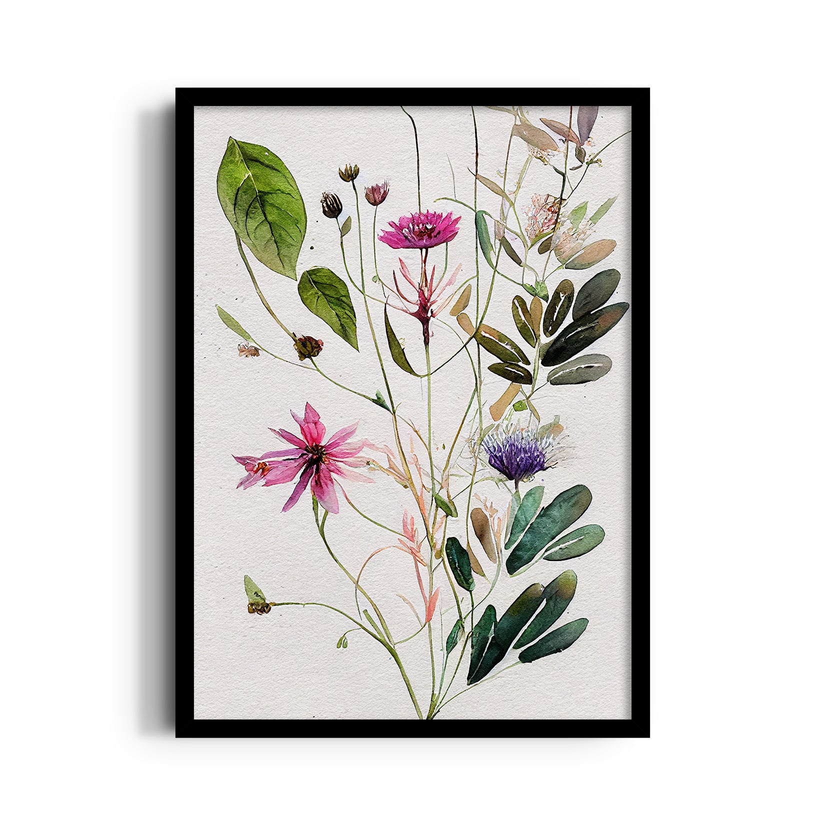 Wildflower Botanical Study - Botanical Wall Art