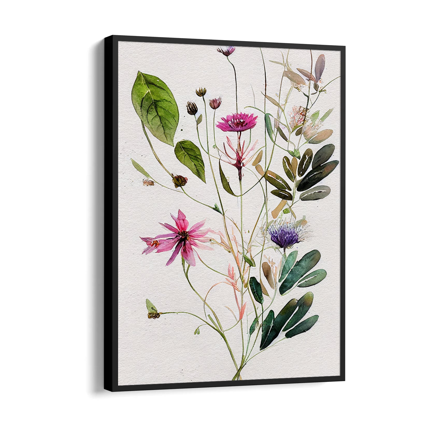 Wildflower Botanical Study - Botanical Wall Art