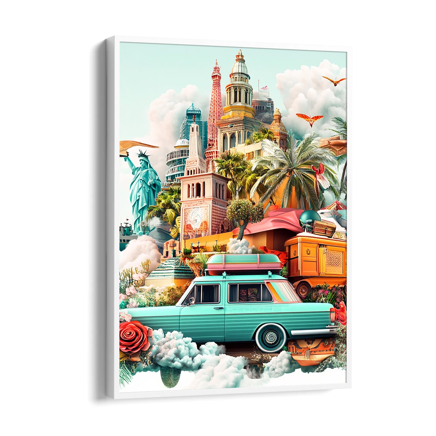 World Explorer Road Trip - Travel Wall Art