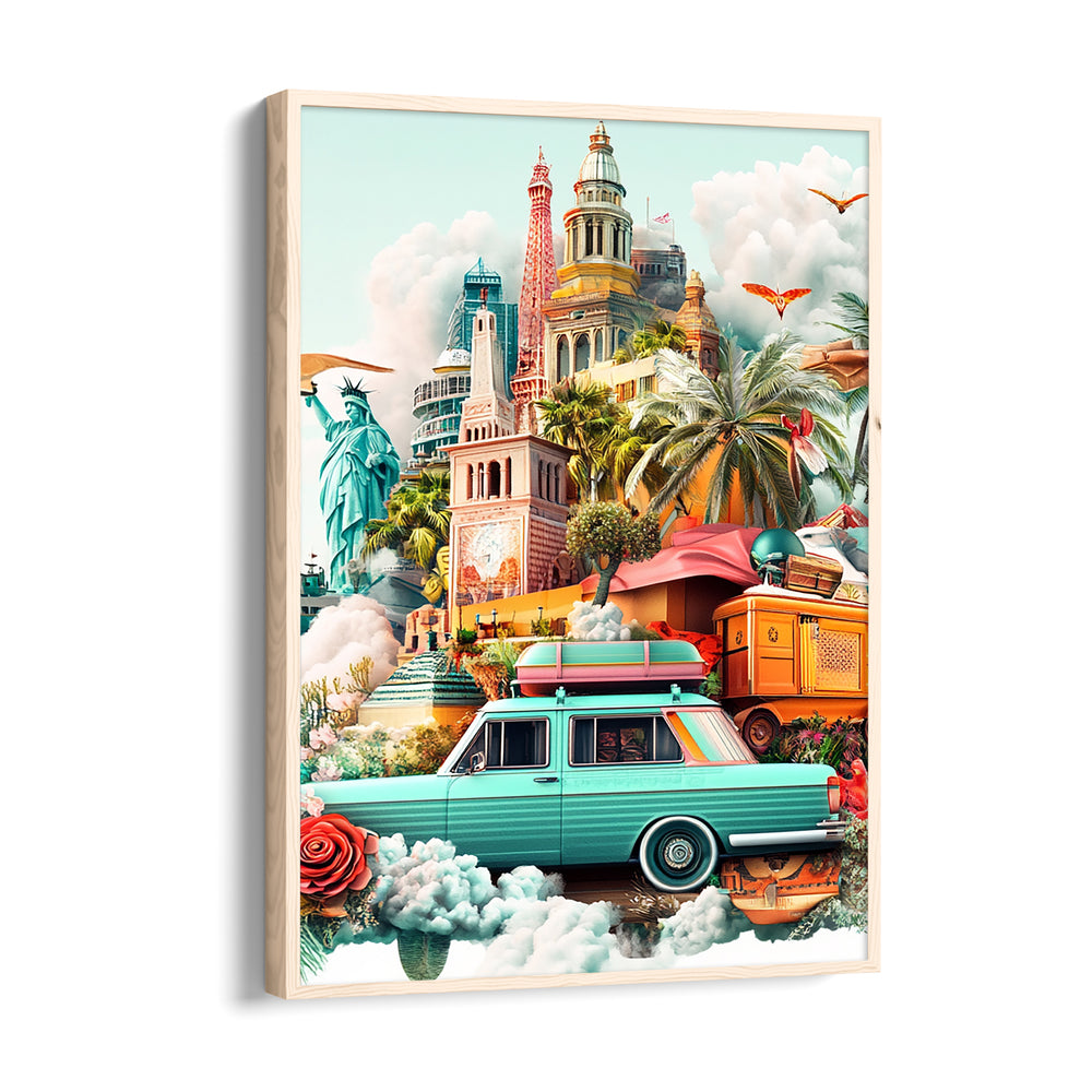 World Explorer Road Trip - Travel Wall Art