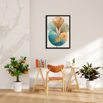 Boho Ginkgo Botanical Abstract – Boho Modern Wall Art