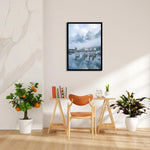 Alpine Reflection Surge — 7 Horses Vastu Art