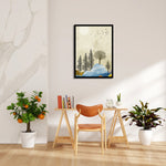 Whispering Winter Grove – Landscape Modern Wall Art - Pillow Fights