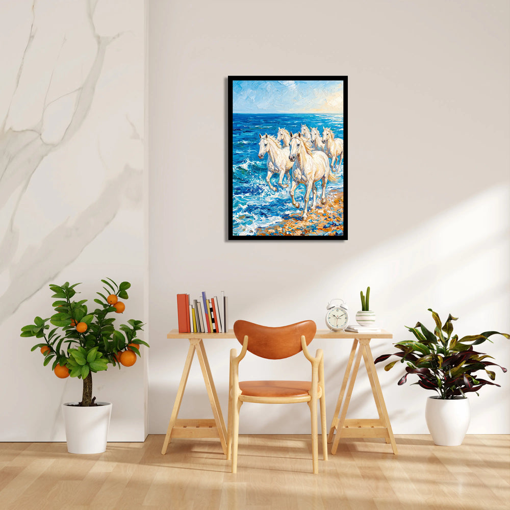Impasto — 7 Horses Vastu Art