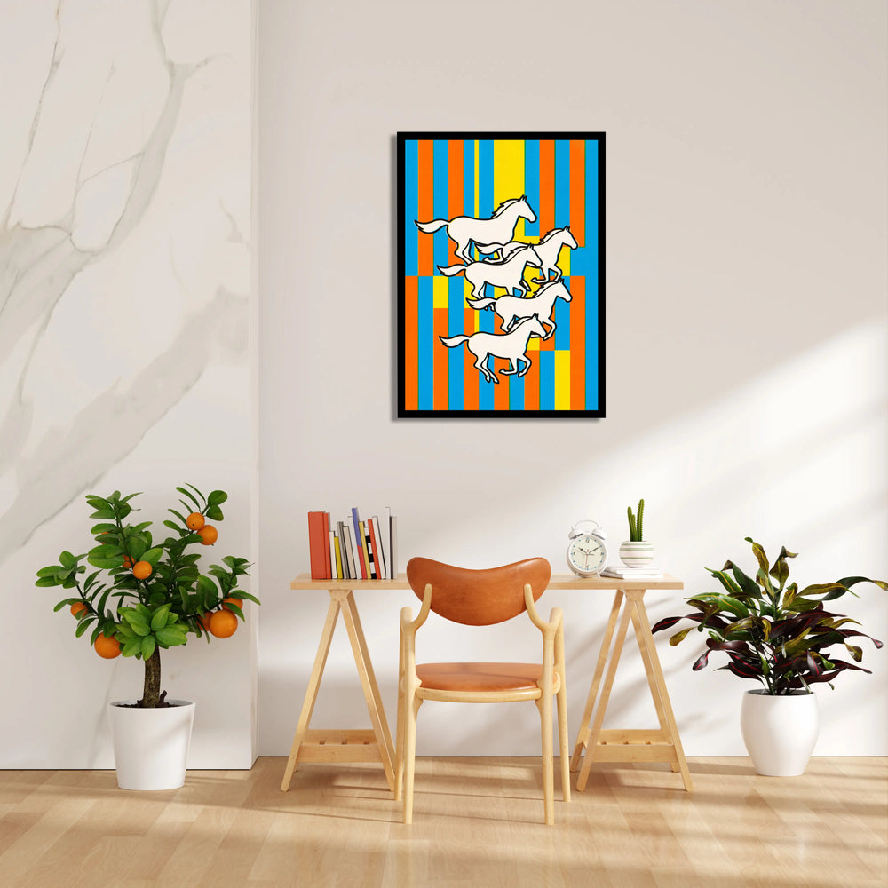 Vibrant Energy Path — 7 Horses Vastu Art