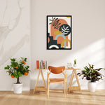 Sunset Arch Botanical Geometry - Abstract Modern Art - Pillow Fights