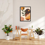 Desert Sun Botanical Harmony - Abstract Modern Art