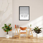 Arctic Frost Gallop — 7 Horses Vastu Art
