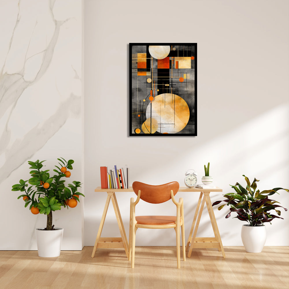 Golden Nexus Geometry - Abstract Modern Art