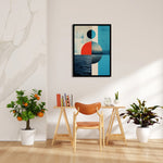 Horizon Divide Harmony - Abstract Modern Art