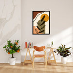 Amber Shadow Botanica - Abstract Modern Art