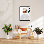 Minimal Boho Rainbow & Botanical - Boho Modern Wall Art