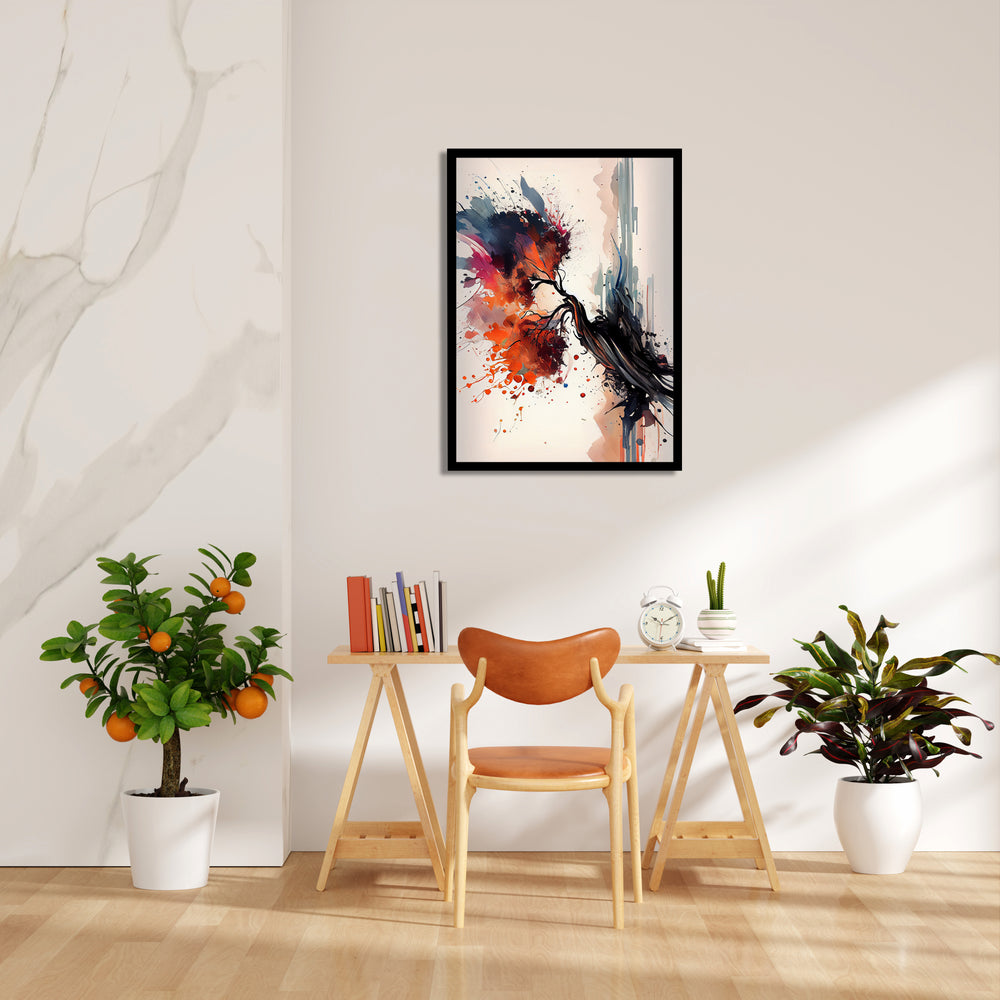 Inferno Bloom Surge - Abstract Modern Art