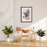 Boho Abstract Botanical Balance - Boho Modern Wall Art