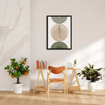 Boho Botanical Geometry - Boho Modern Wall Art